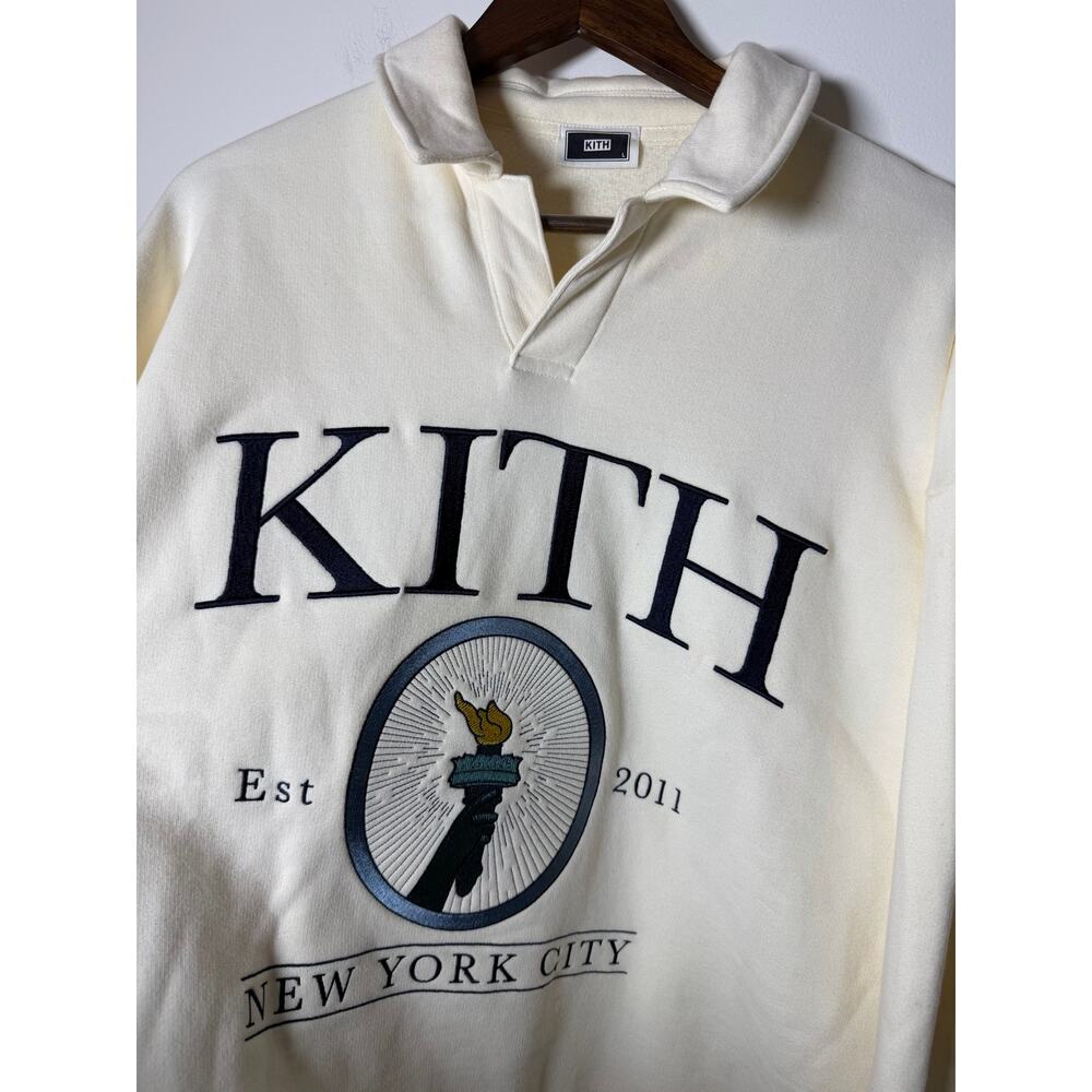 Kith Statue of Liberty Nelson Collared Pullover sweatshirt - Picture 2 of 5
